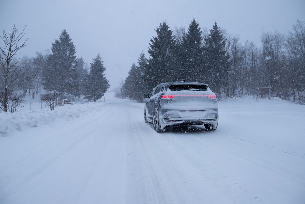 car in winter weather